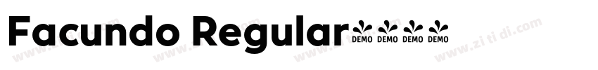 Facundo Regular字体转换